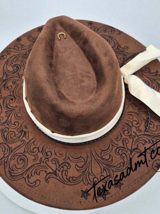 The Lone Star – Custom Engraved Western Hat main image 7